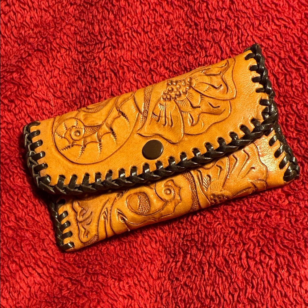 Handcrafted Tan Leather Wallet